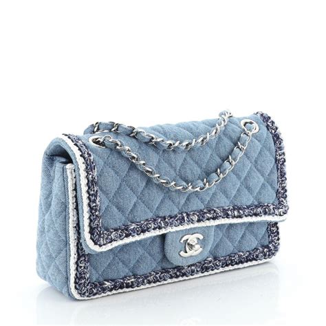 Timeless/classique leather handbag Chanel Blue in Leather